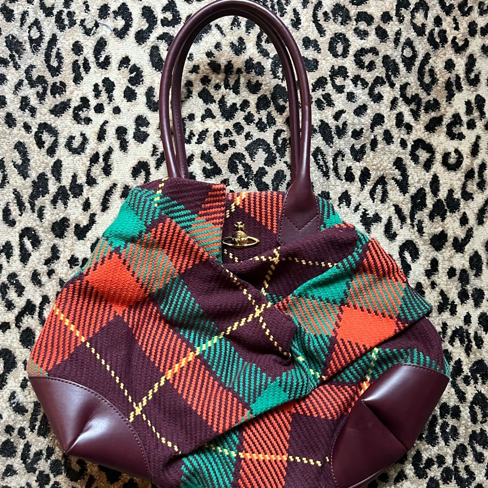 Vivienne Westwood Plaid Handbag/ Purse 👜👛